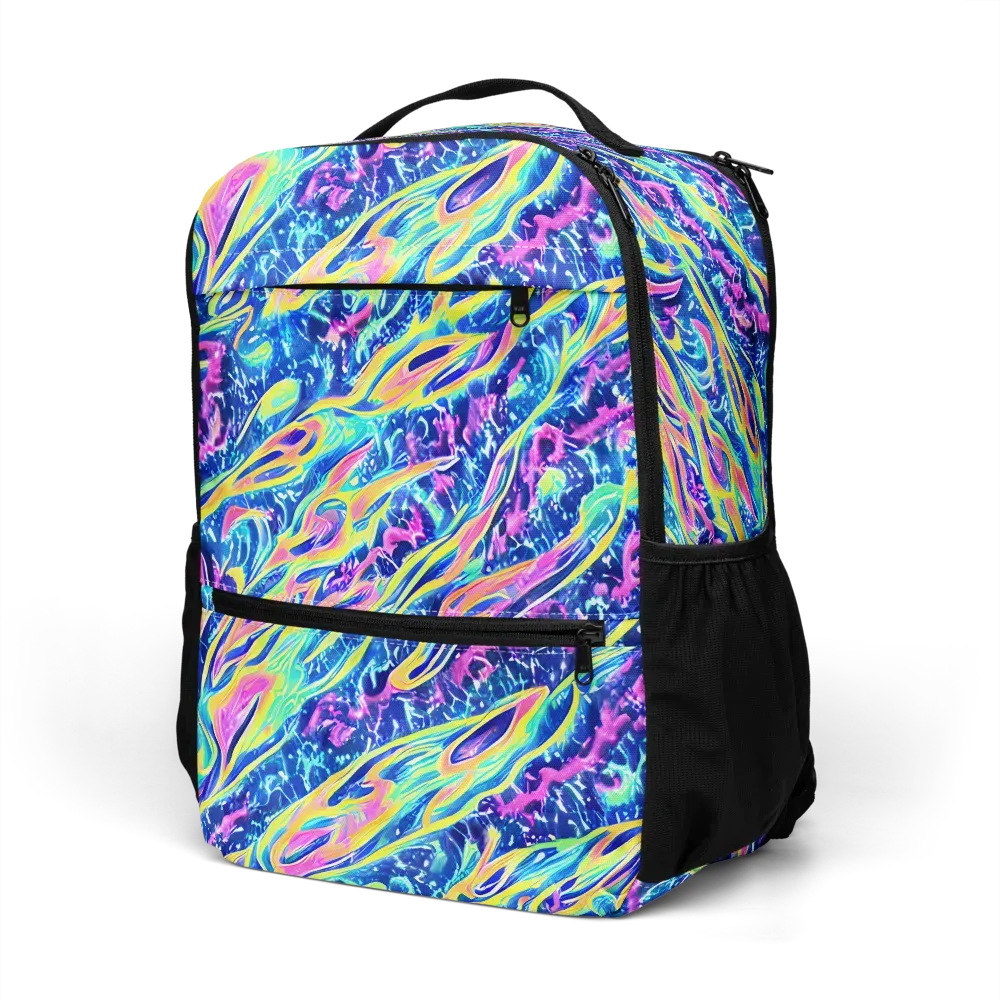 Luminous Rapids on Utility Backpack — Left Front