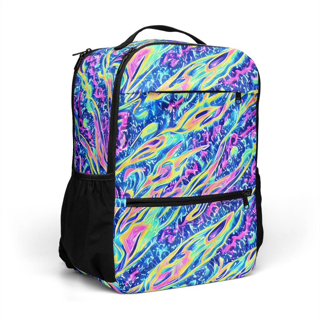 Luminous Rapids on Utility Backpack — Right Front