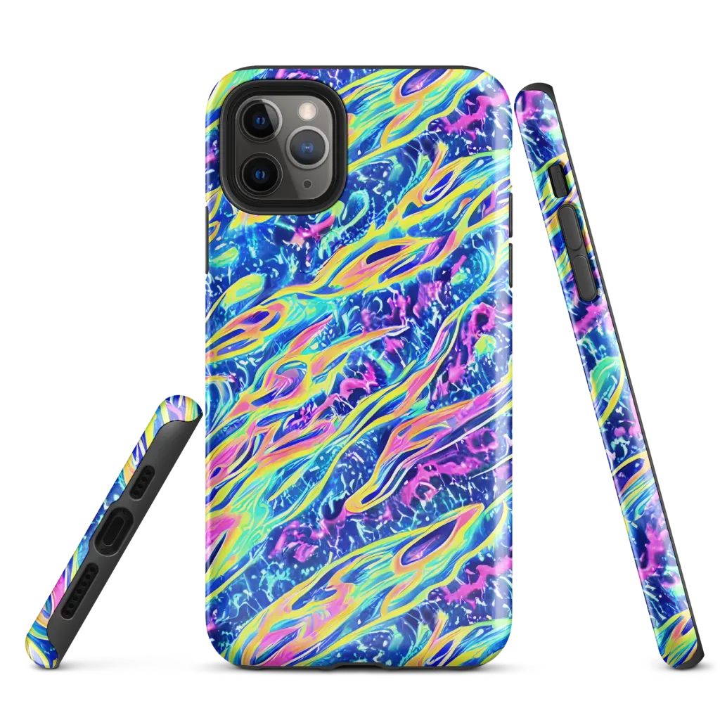 Luminous Rapids on Tough Case for iPhone® — Front