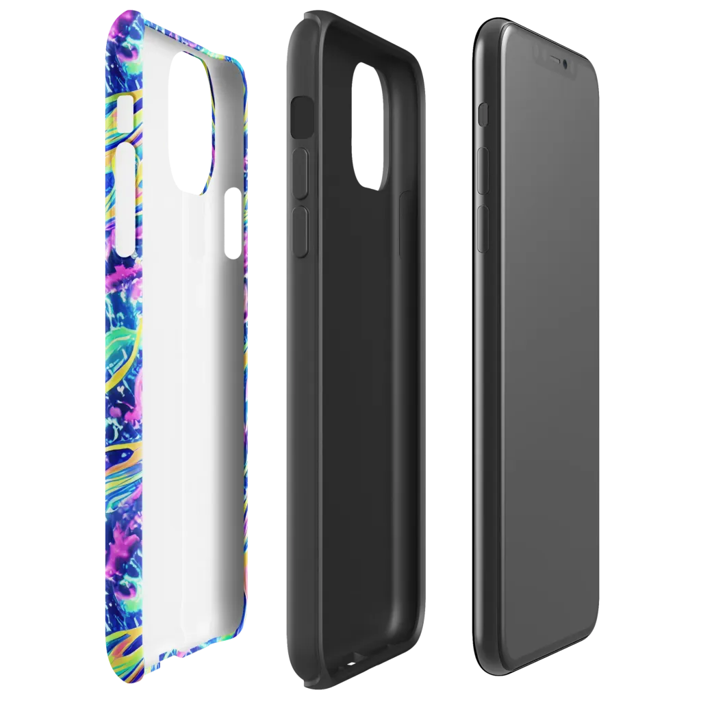 Luminous Rapids on Tough Case for iPhone® — Right