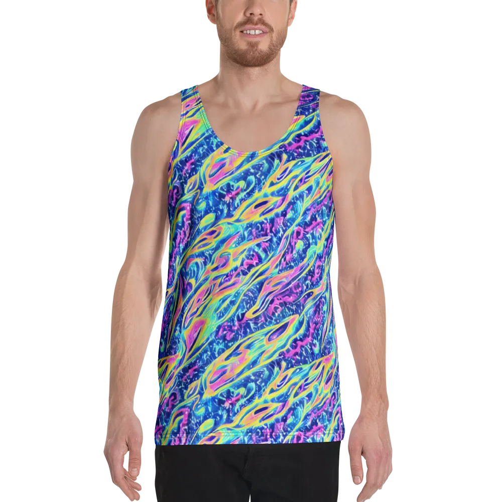 Luminous Rapids on Men's Tank Top — Front