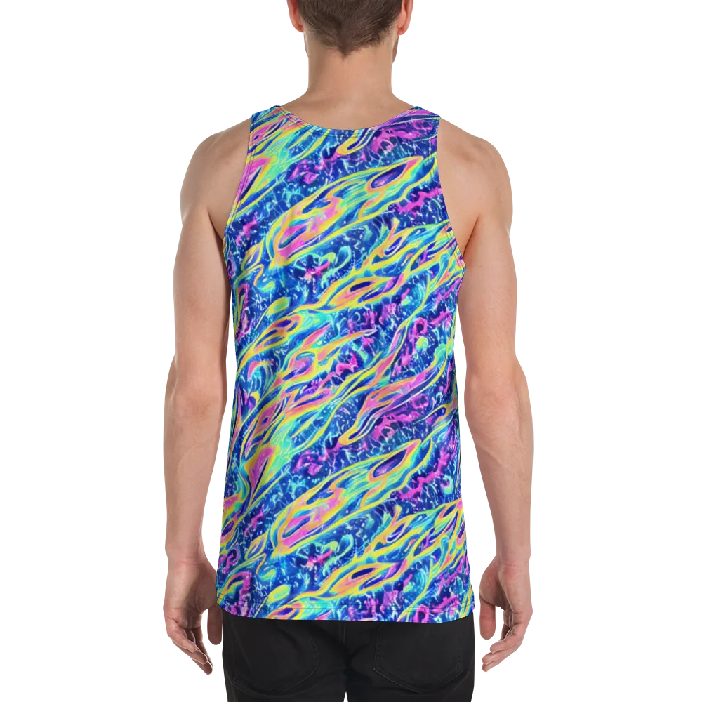 Luminous Rapids on Men's Tank Top — Back