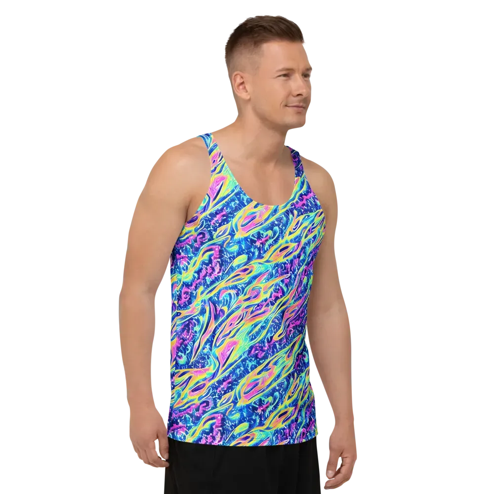 Luminous Rapids on Men's Tank Top — Right Front