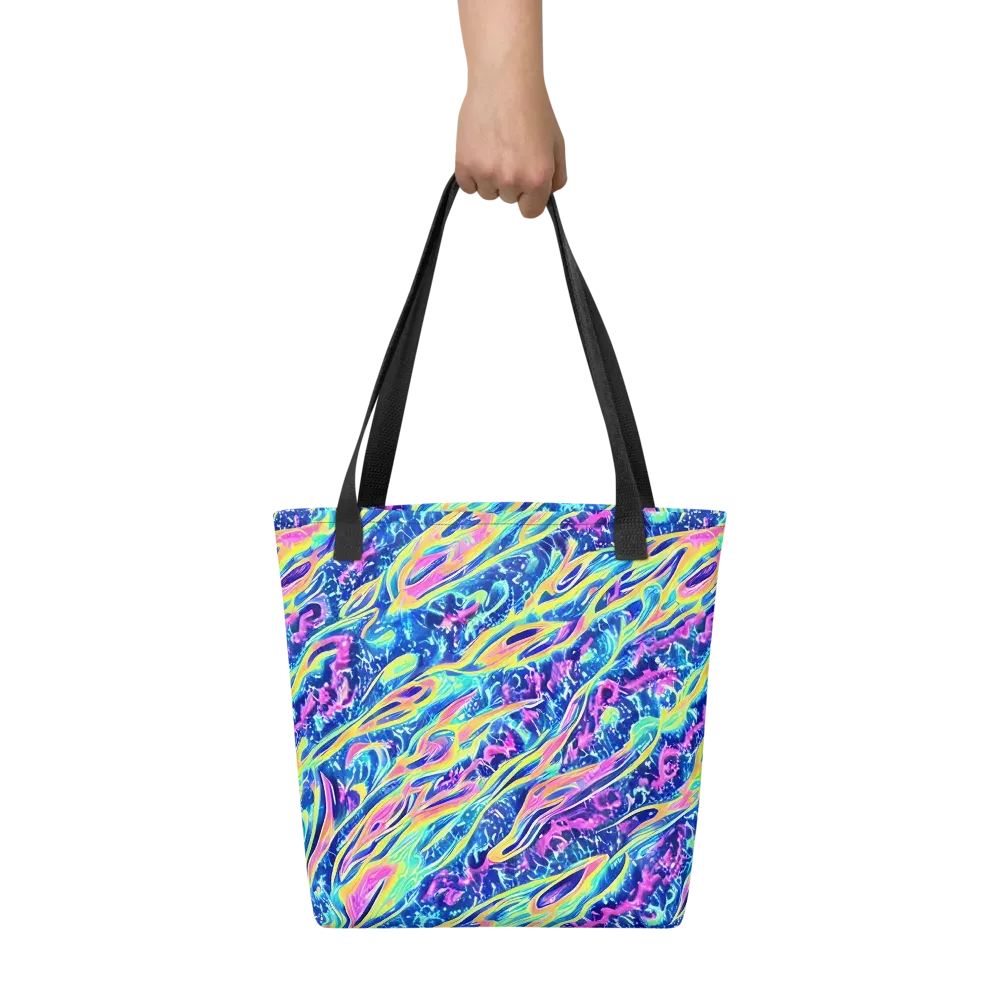 Luminous Rapids on Tote Bag — Front