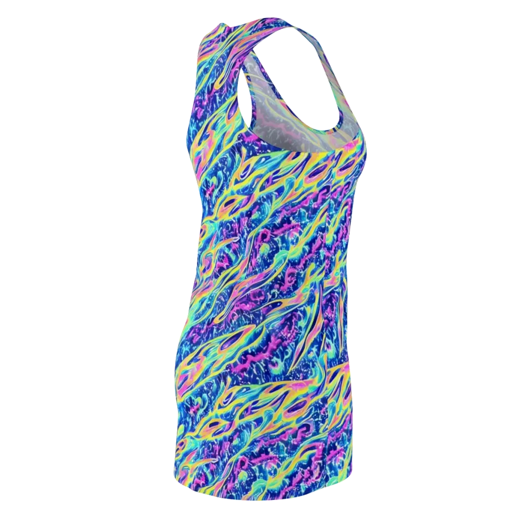 Luminous Rapids on Racerback Dress — Back Side