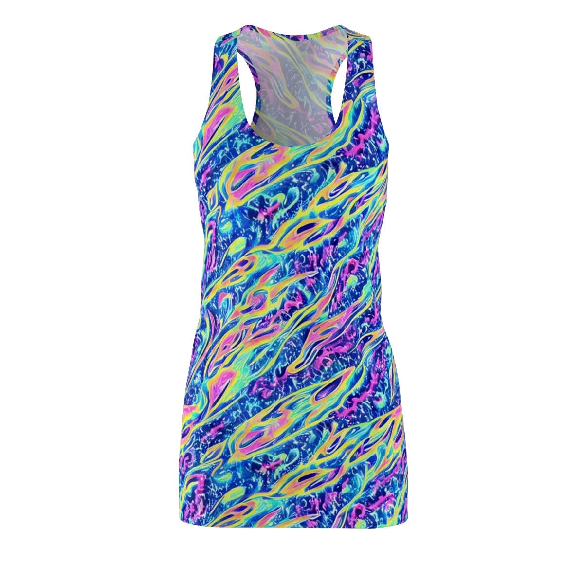Luminous Rapids on Racerback Dress — Front