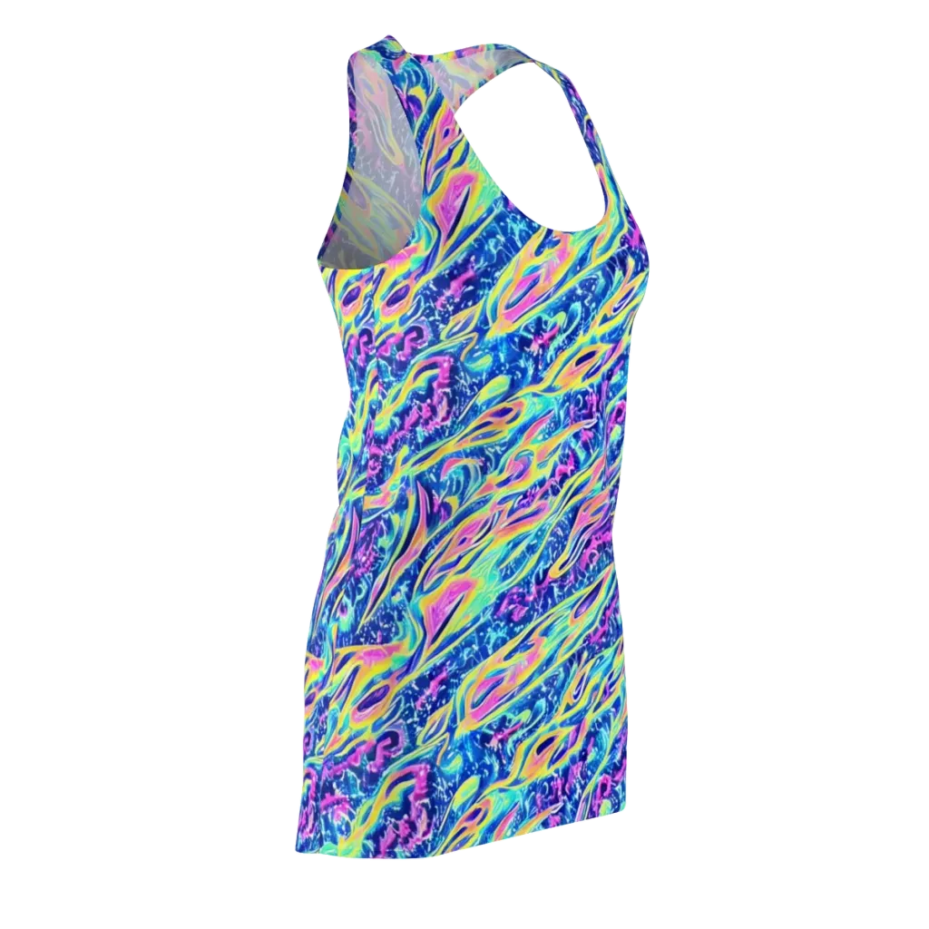 Luminous Rapids on Racerback Dress — Front Side