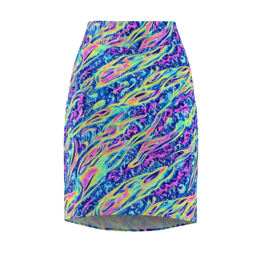 Luminous Rapids on a Pencil Skirt