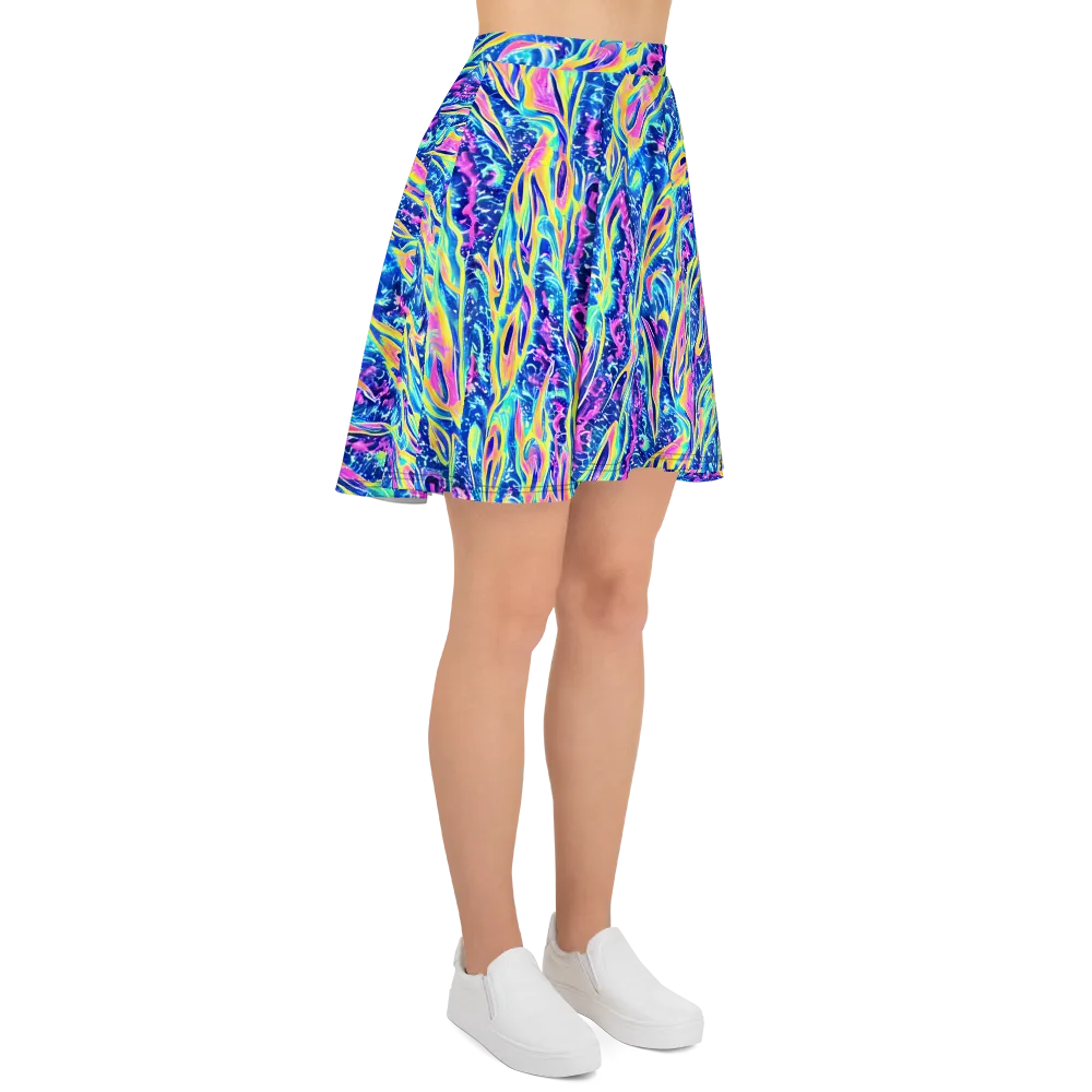 Luminous Rapids on Skater Skirt — Right