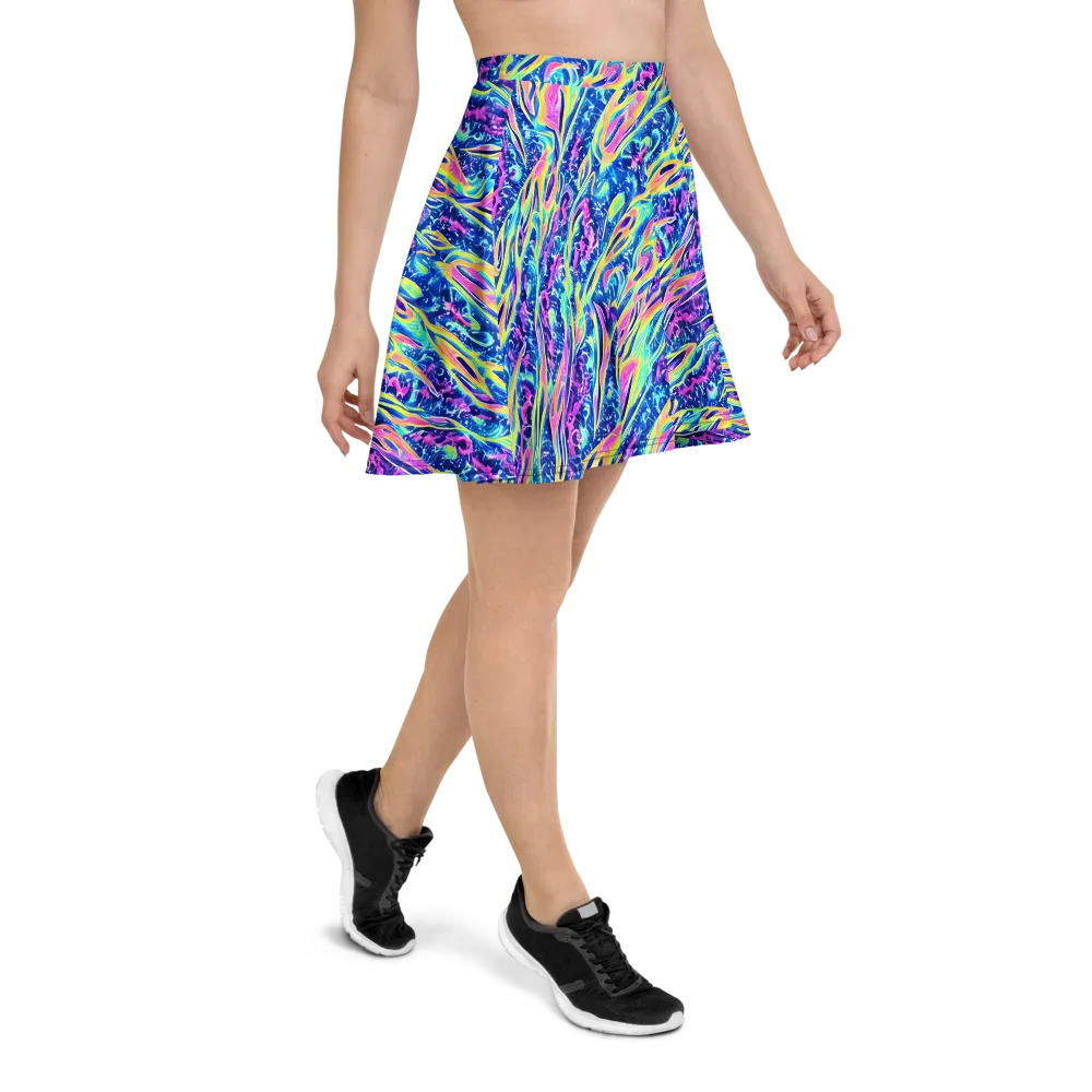 Luminous Rapids on Skater Skirt — Right