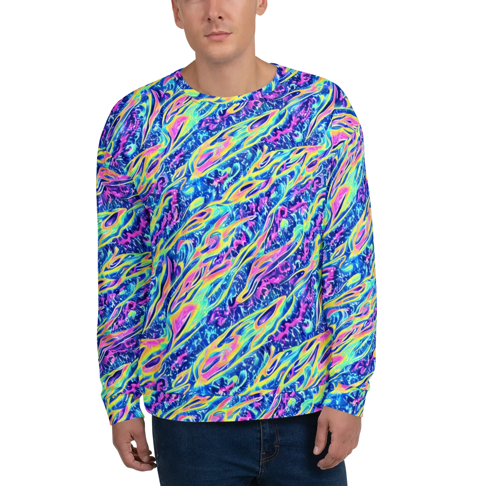 Luminous Rapids on Sweatshirt — Front