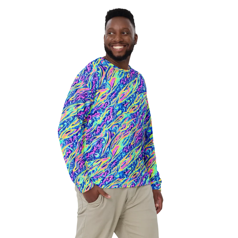 Luminous Rapids on Sweatshirt — Front