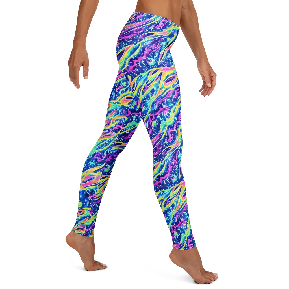 Luminous Rapids on Leggings — Right