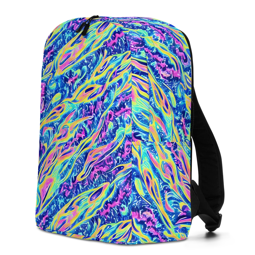 Luminous Rapids on Minimalist Backpack — Left