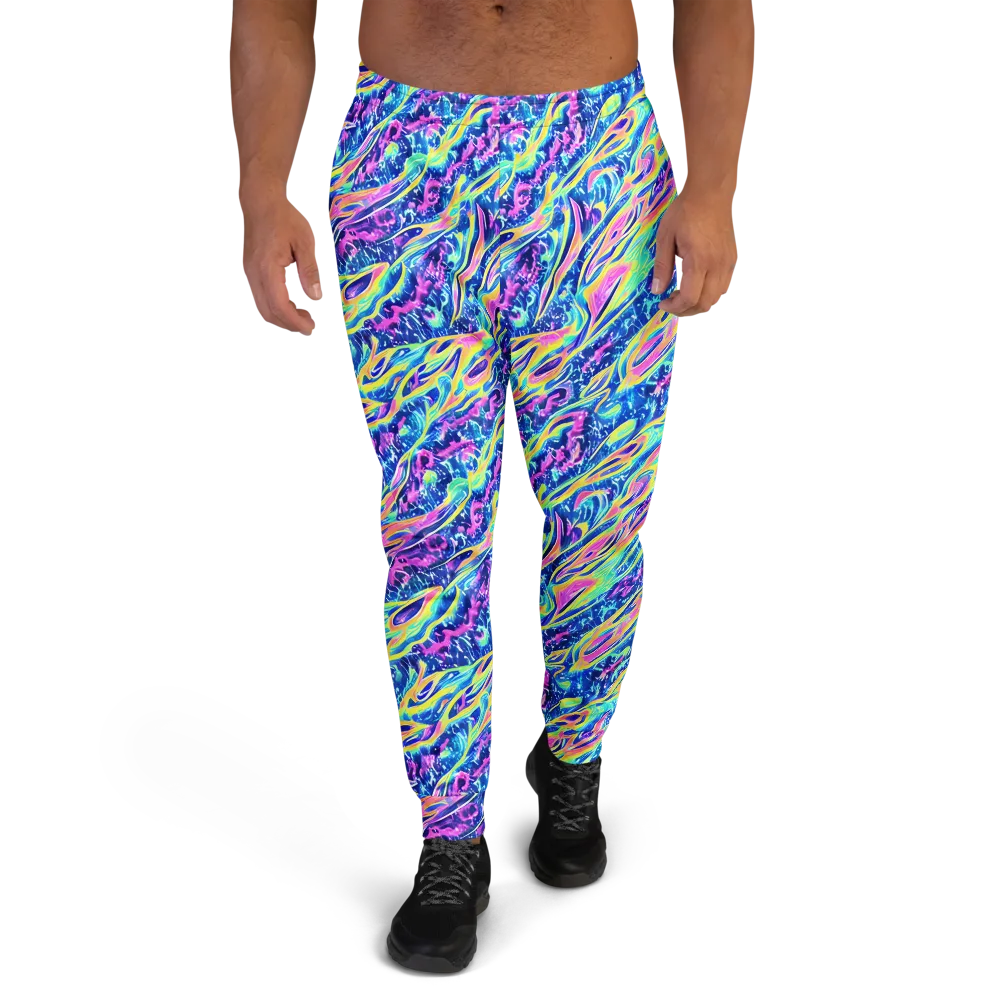 Luminous Rapids on Men's Joggers — Front