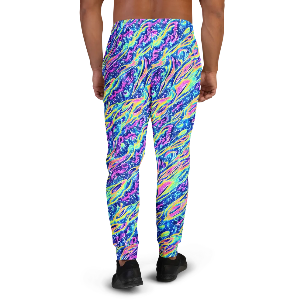 Luminous Rapids on Men's Joggers — Back