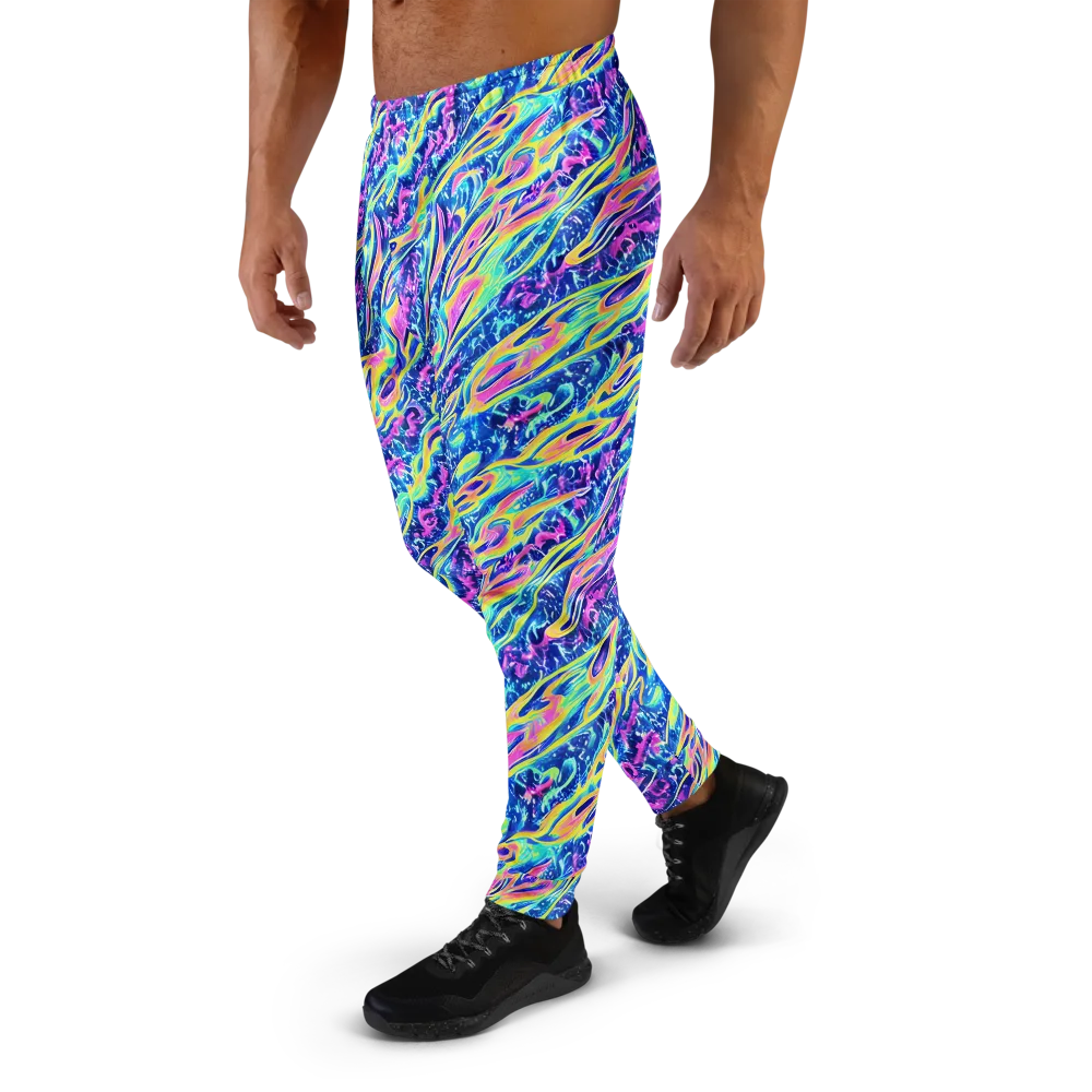 Luminous Rapids on Men's Joggers — Left