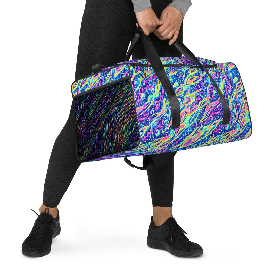 Luminous Rapids on Duffle Bag — Right Front
