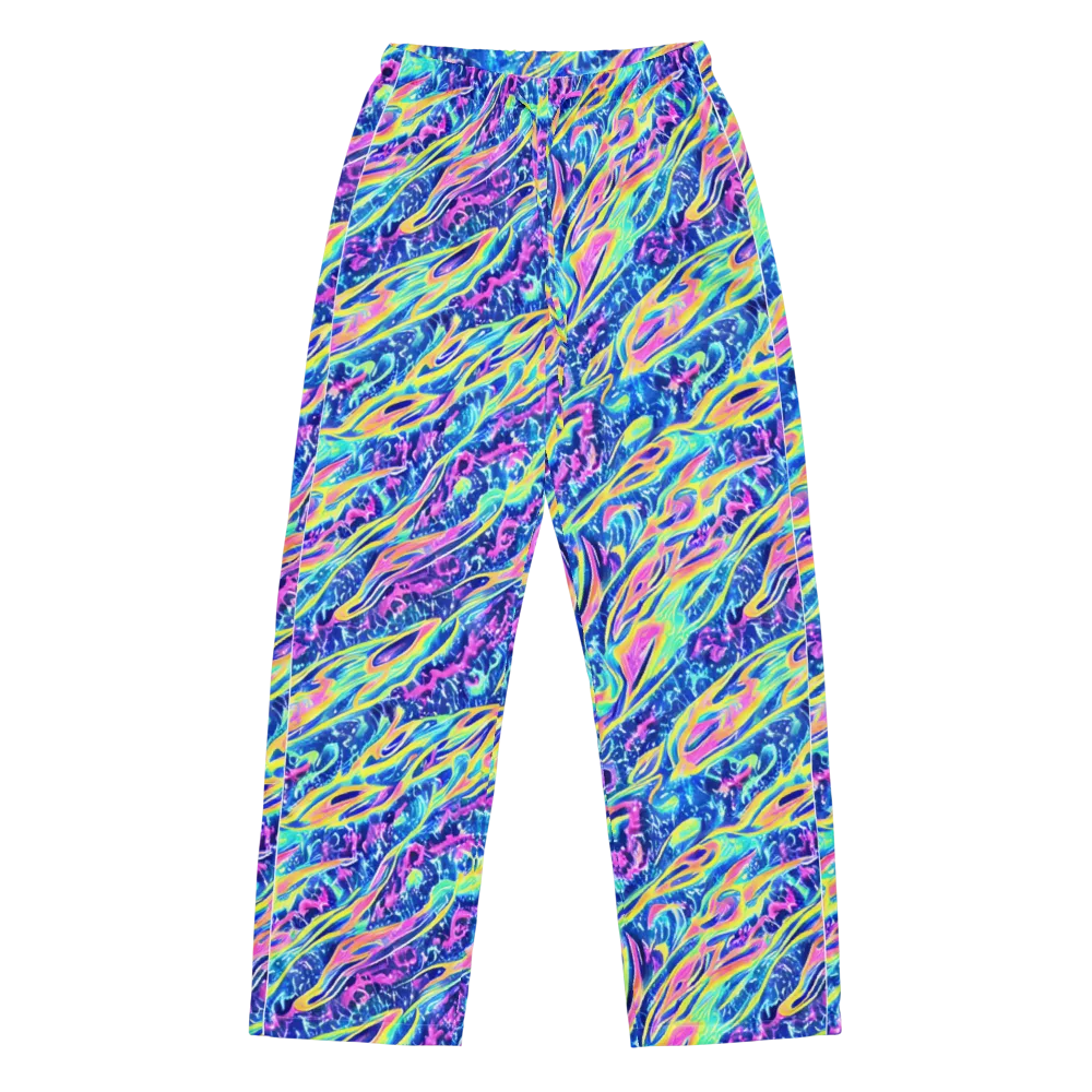 Luminous Rapids on Women's Pajama Pants — Front