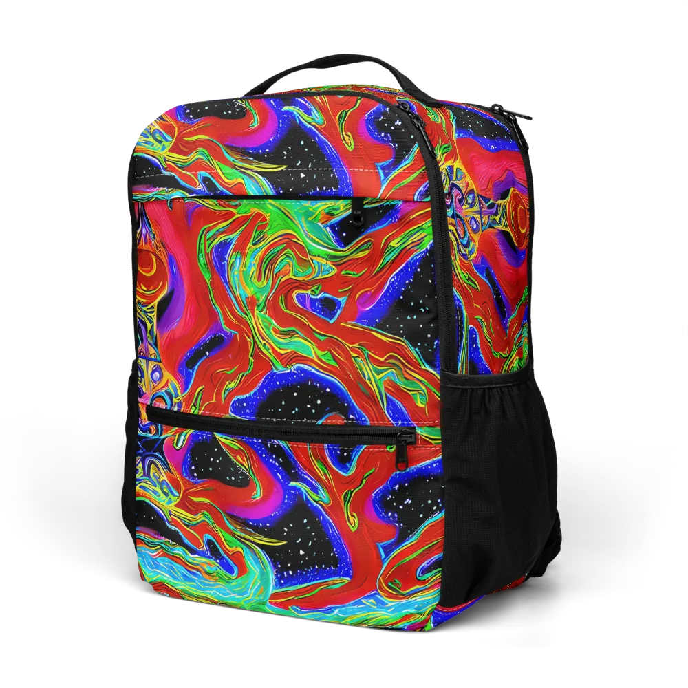 Galactic Torrent on Utility Backpack — Left Front