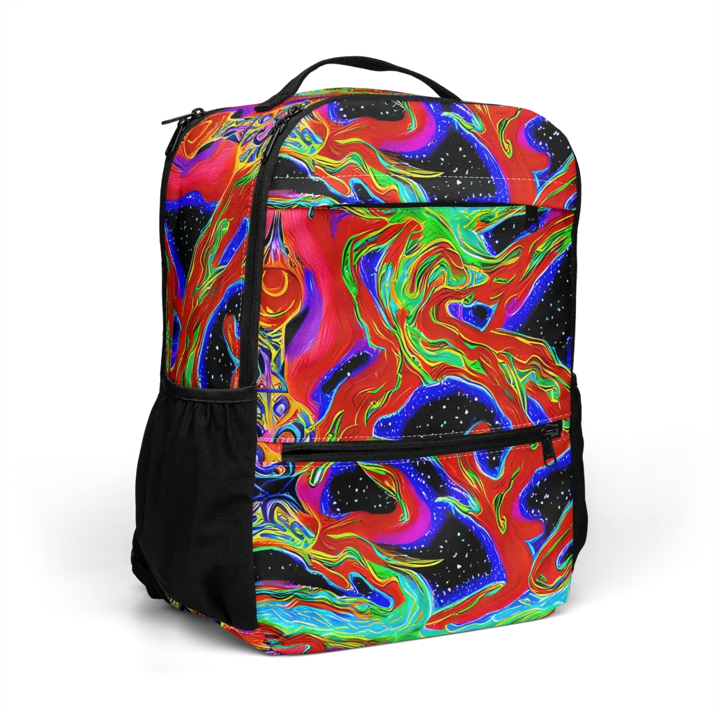 Galactic Torrent on Utility Backpack — Right Front