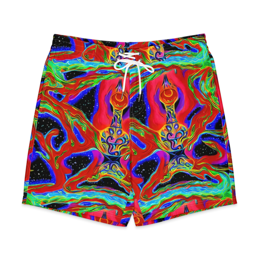 Galactic Torrent on Men's Board Shorts — Front
