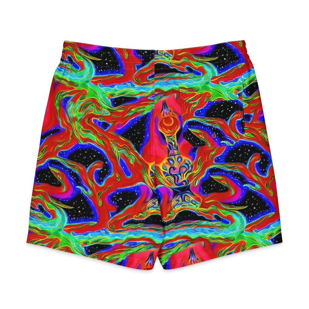 Galactic Torrent on Men's Board Shorts — Back