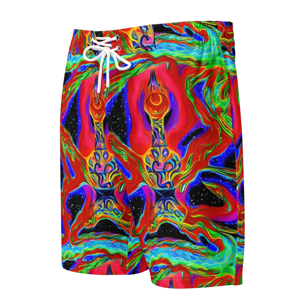 Galactic Torrent on Men's Board Shorts — Front