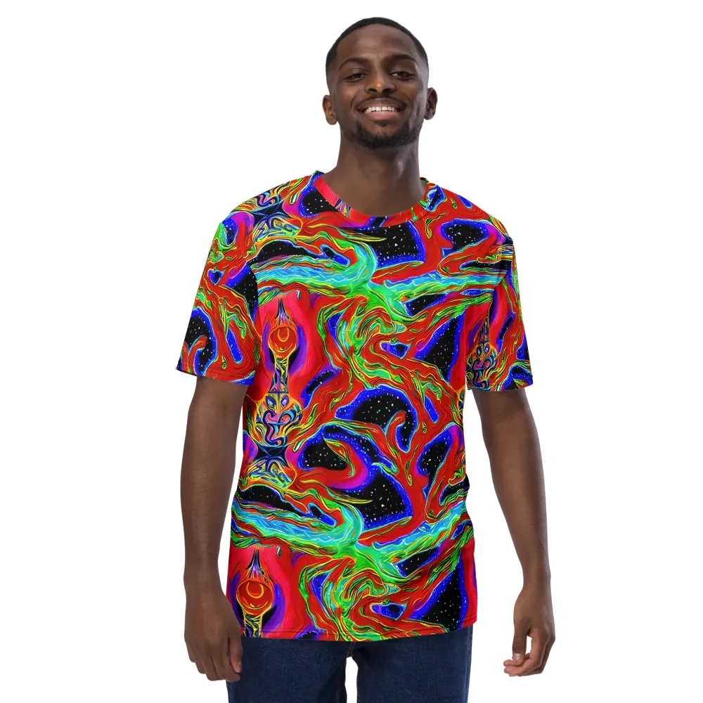 Galactic Torrent on Men's Crew Neck T-Shirt — Front