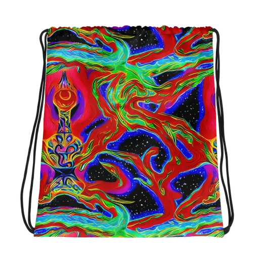 Galactic Torrent on a Drawstring Bag