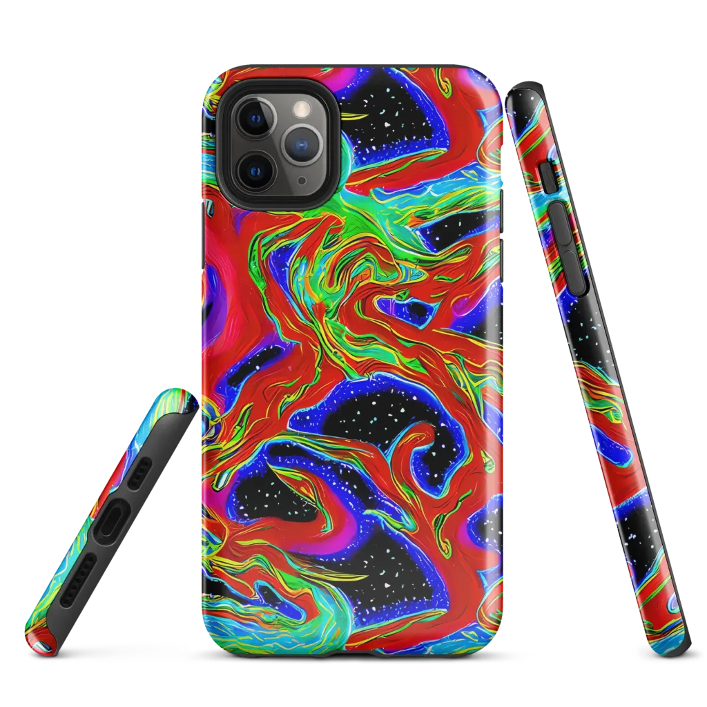 Galactic Torrent on Tough Case for iPhone® — Front