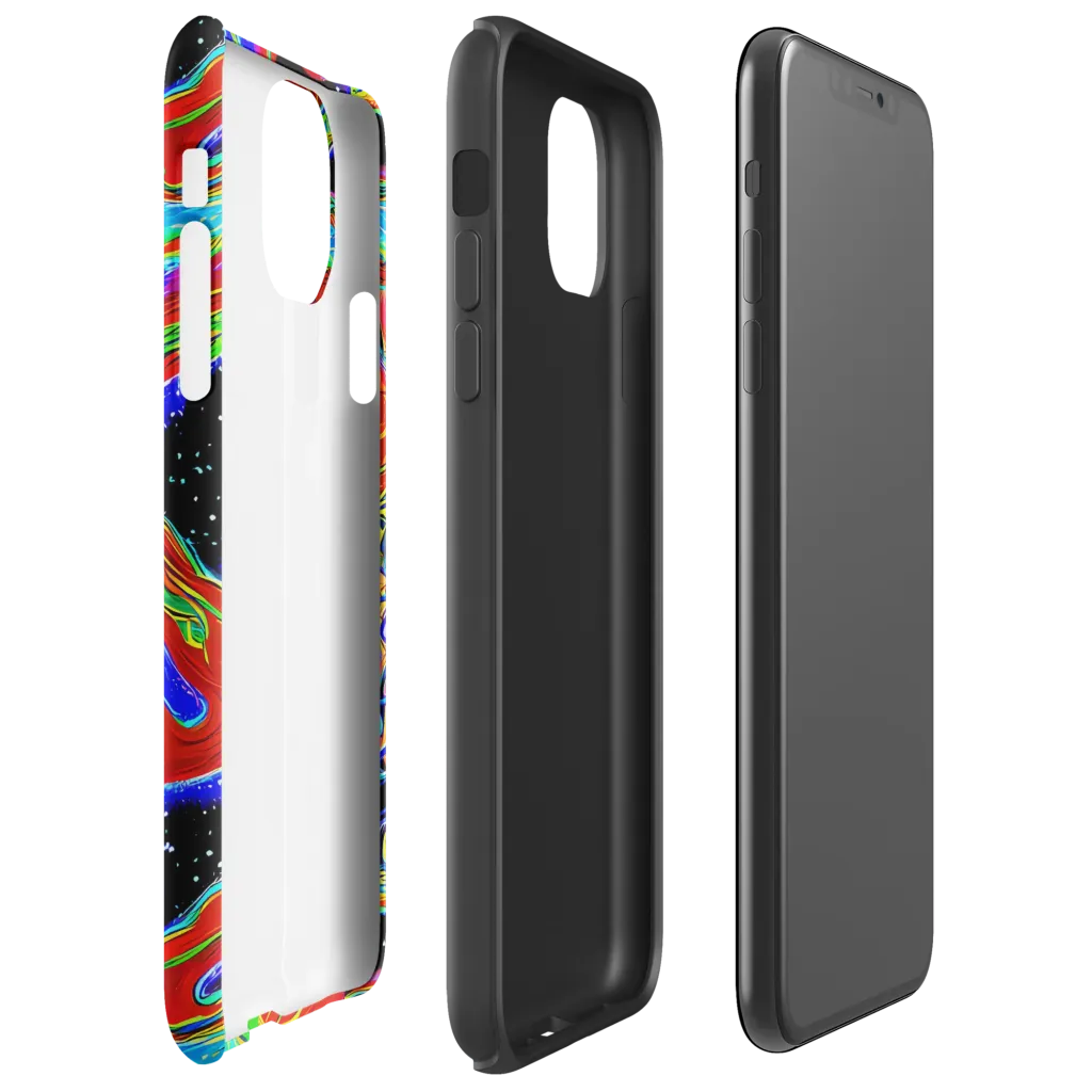Galactic Torrent on Tough Case for iPhone® — Right