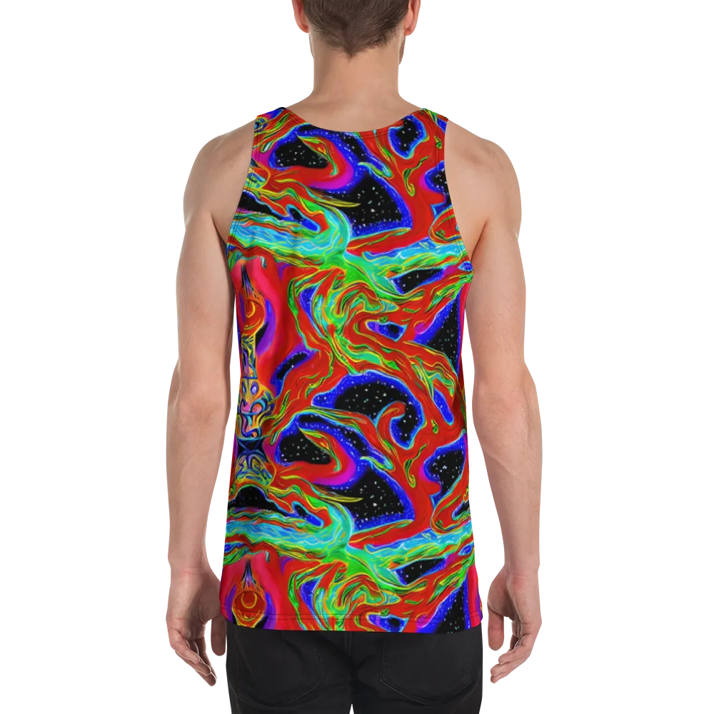 Galactic Torrent on Men's Tank Top — Back