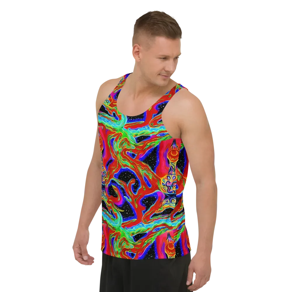 Galactic Torrent on Men's Tank Top — Left Front