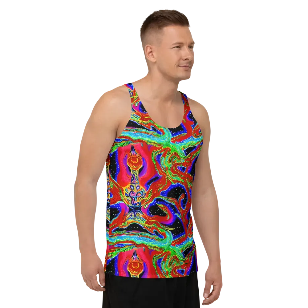Galactic Torrent on Men's Tank Top — Right Front