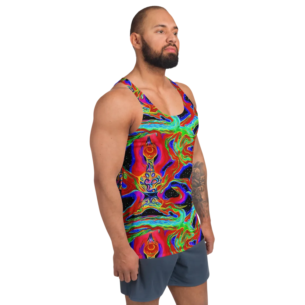 Galactic Torrent on Men's Tank Top — Right Front