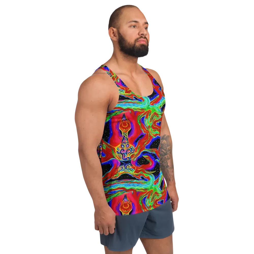 Galactic Torrent on Men's Tank Top — Right Front