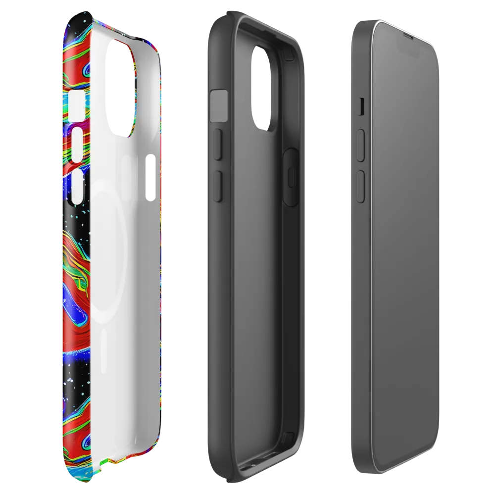 Galactic Torrent on MagSafe Tough Case for iPhone® — Front