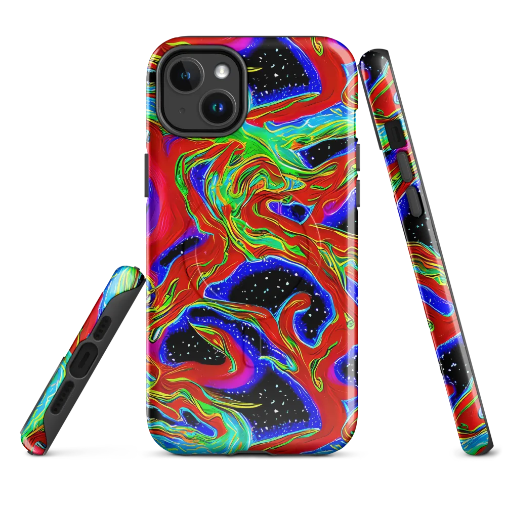 Galactic Torrent on MagSafe Tough Case for iPhone® — Front
