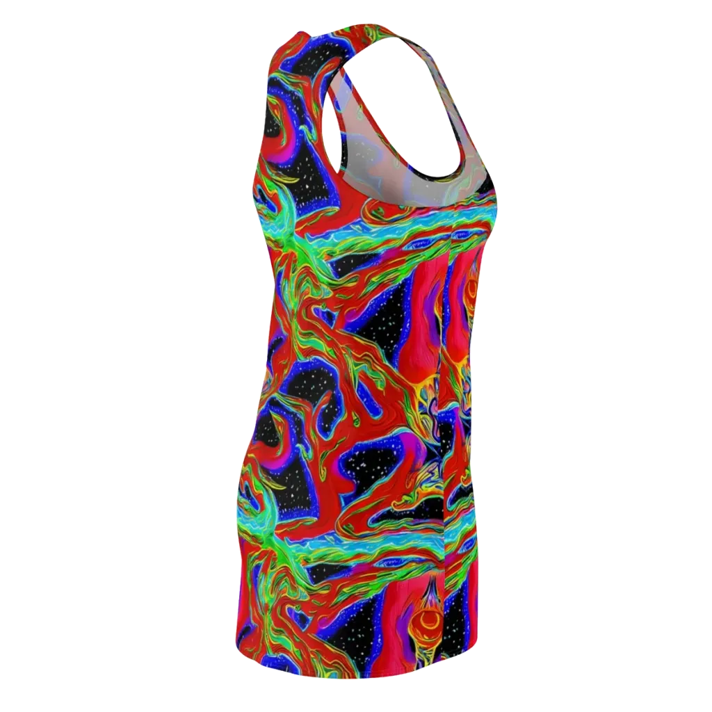 Galactic Torrent on Racerback Dress — Back Side