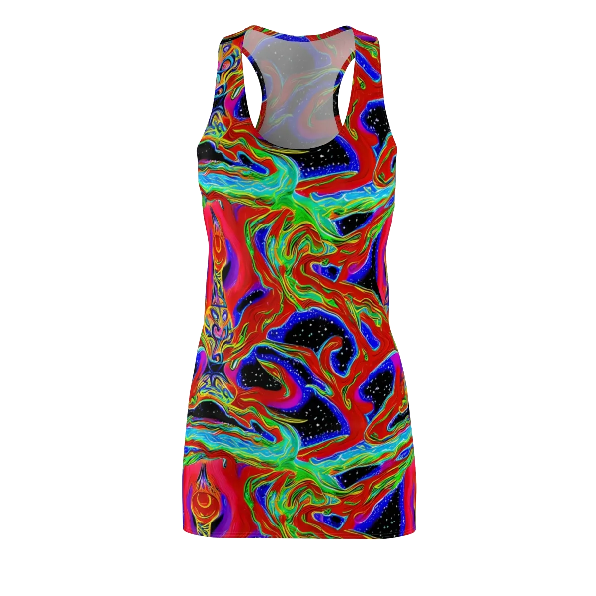 Galactic Torrent on Racerback Dress — Front
