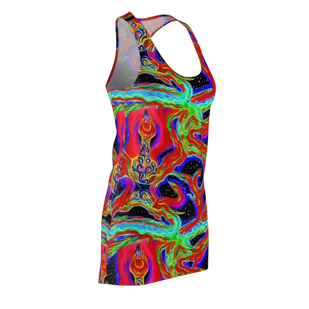 Galactic Torrent on Racerback Dress — Front Side
