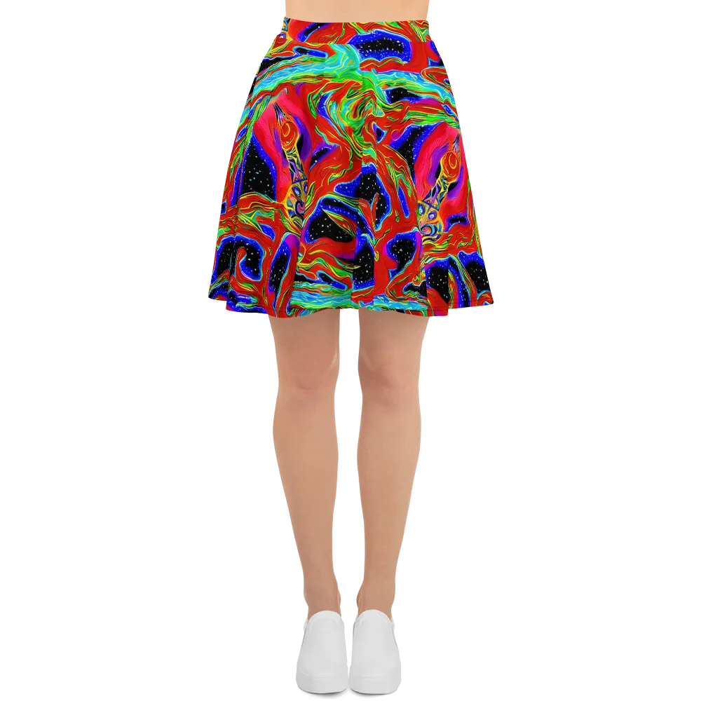 Galactic Torrent on Skater Skirt — Front