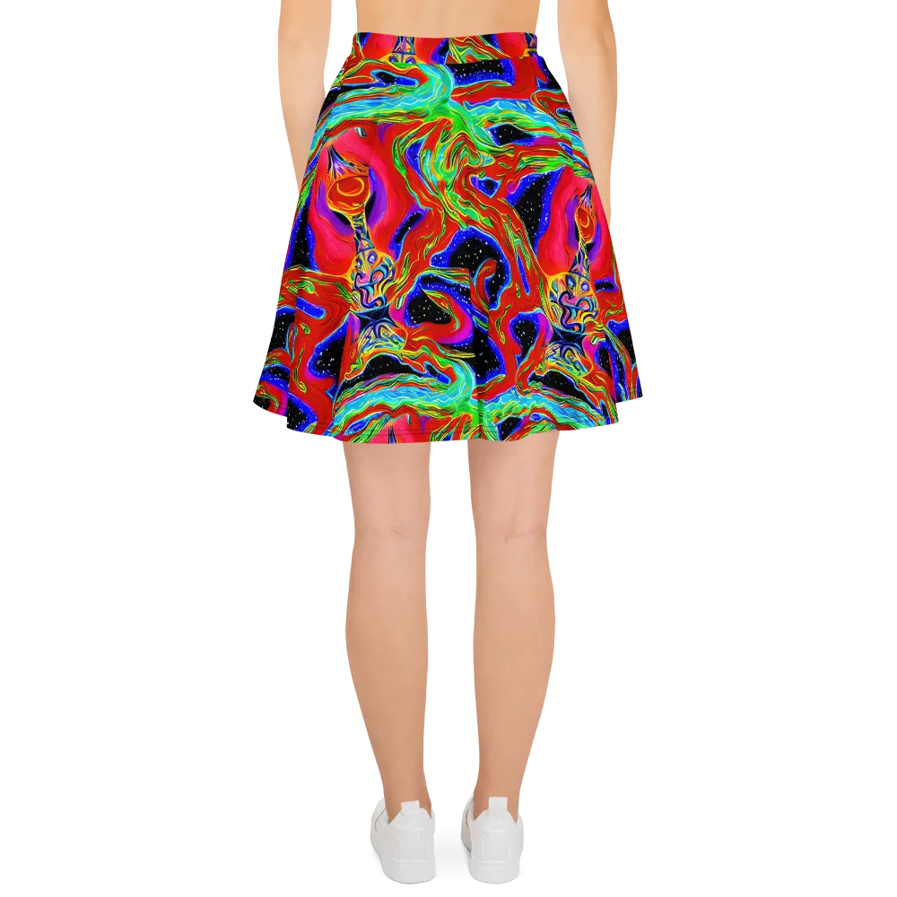 Galactic Torrent on Skater Skirt — Back