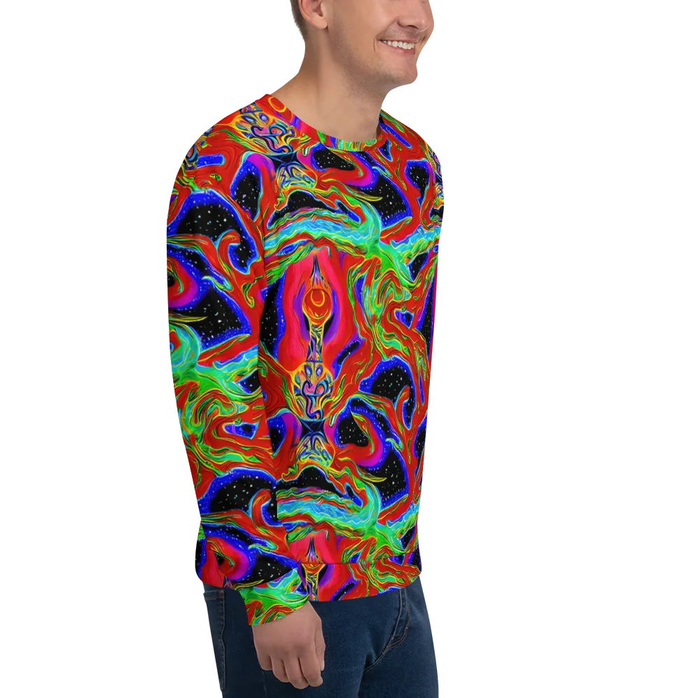 Galactic Torrent on Sweatshirt — Right Front