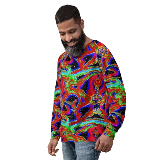 Galactic Torrent on a Sweatshirt