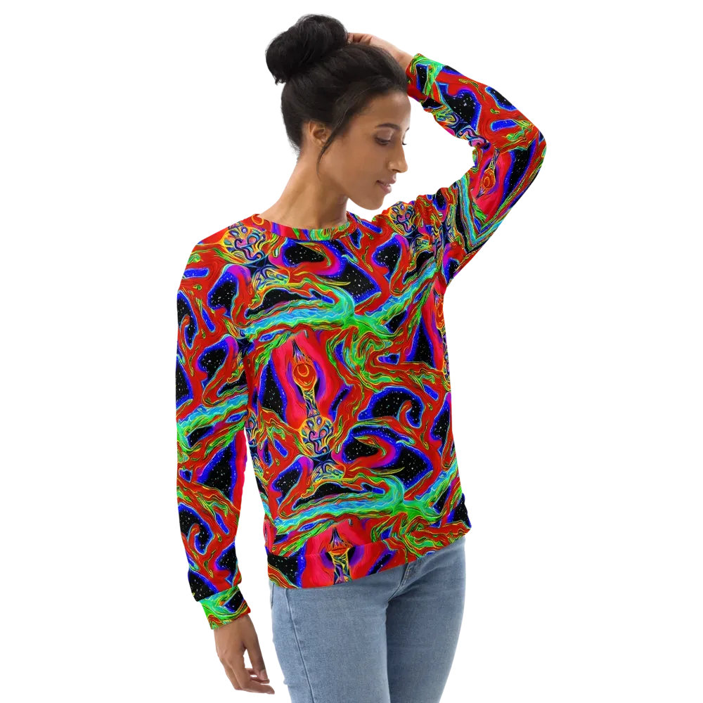 Galactic Torrent on Sweatshirt — Right Front