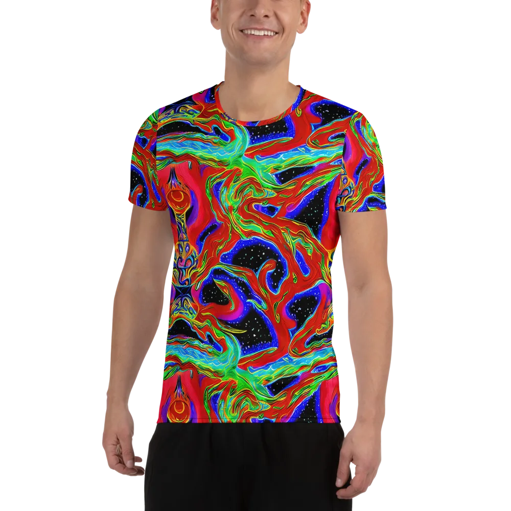 Galactic Torrent on Men's Athletic T-Shirt — Front