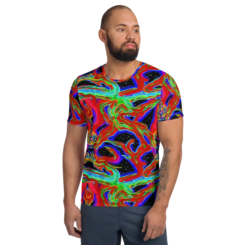 Galactic Torrent on Men's Athletic T-Shirt — Front