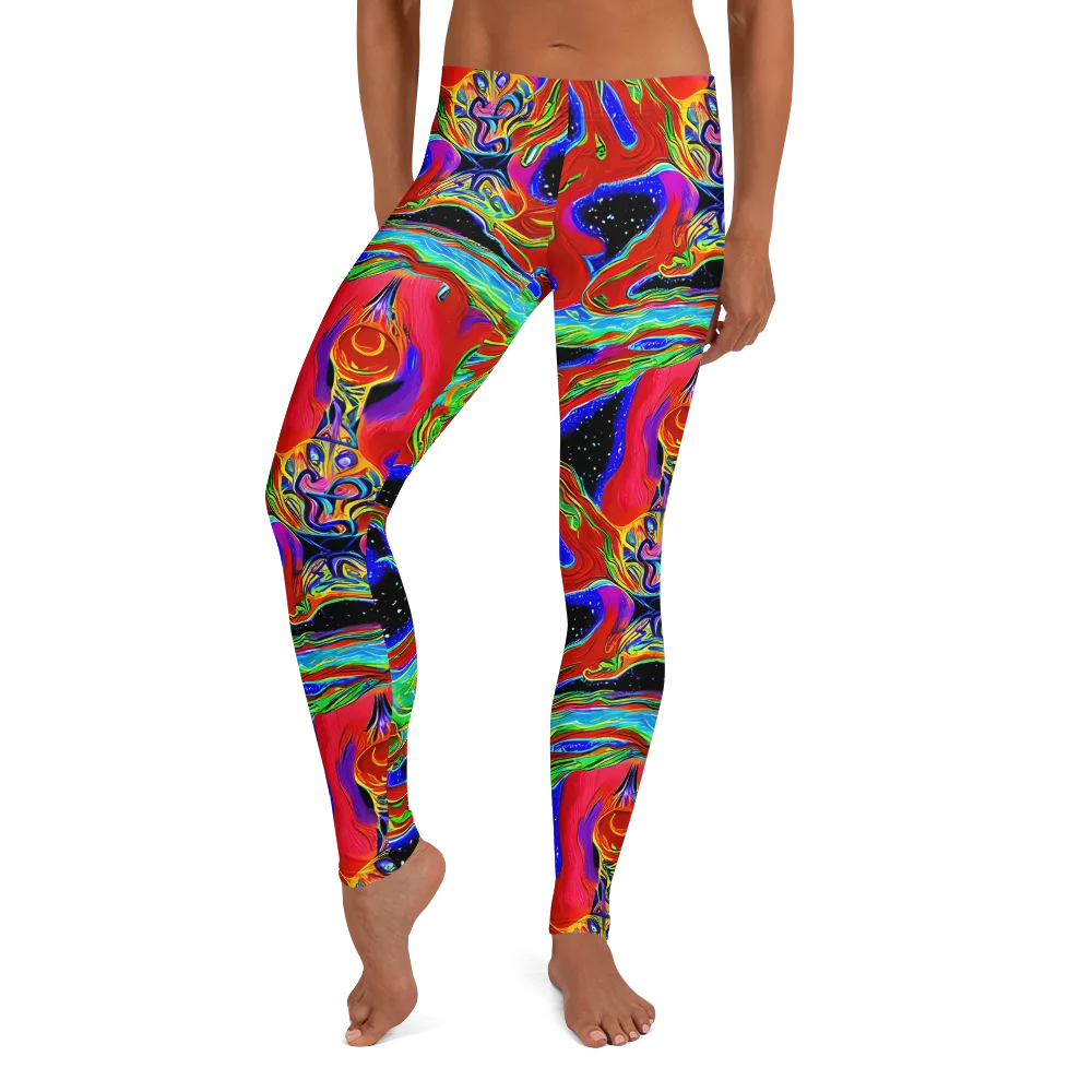 Galactic Torrent on Leggings — Front